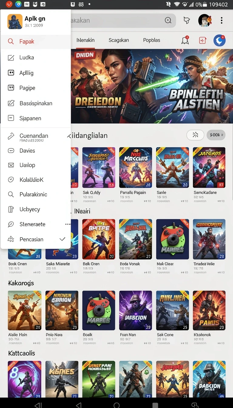Tampilan utama aplikasi pestabet Terbaru: Download APK Resmi dan Aman yang intuitif dan efisien.