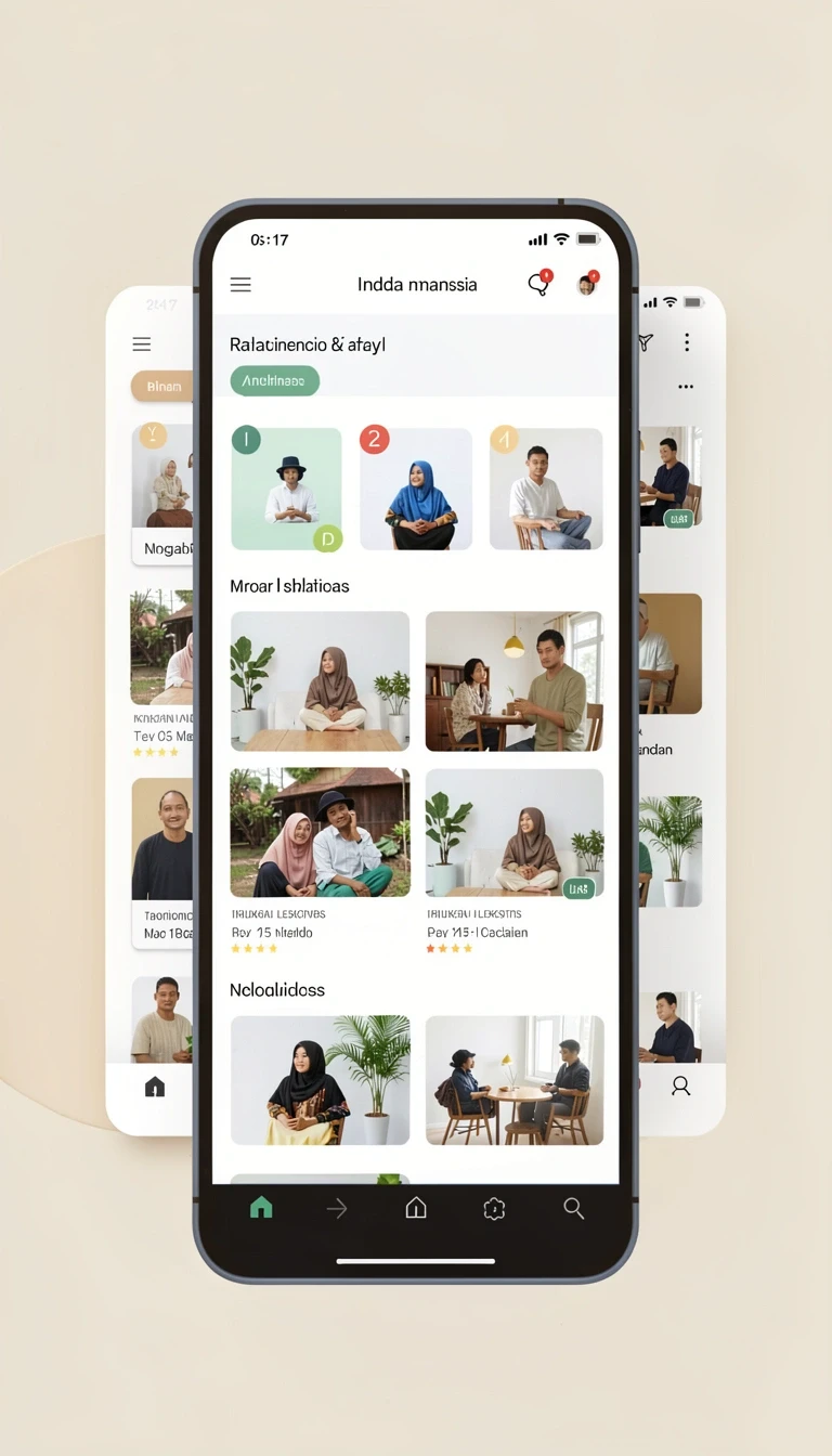 Tampilan utama aplikasi Aplikasi tante777 Resmi dan Terpercaya di Android yang intuitif dan efisien.