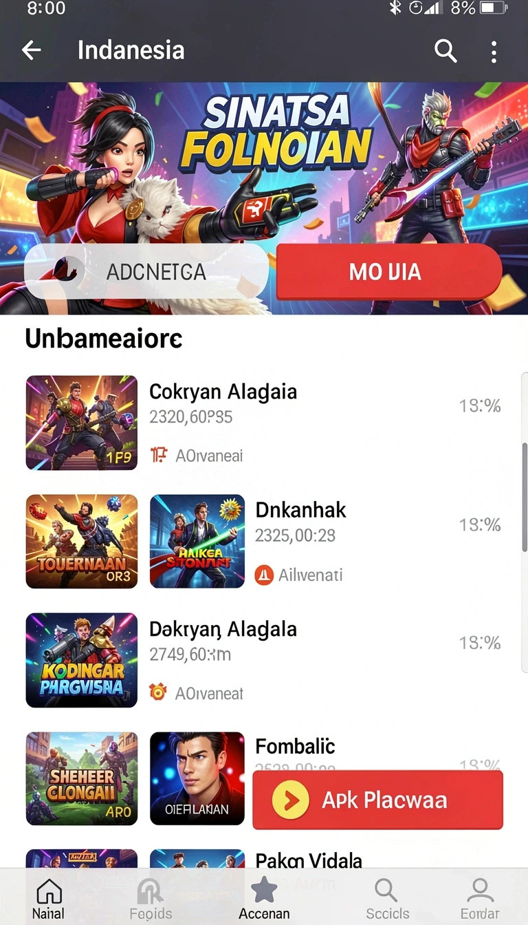 Tampilan utama aplikasi Aplikasi hot51 Resmi: Download dan Instalasi yang intuitif dan efisien.