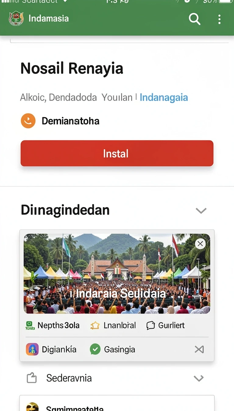 Tampilan utama aplikasi Aplikasi glory777 Resmi dan Terpercaya di Android yang intuitif dan efisien.